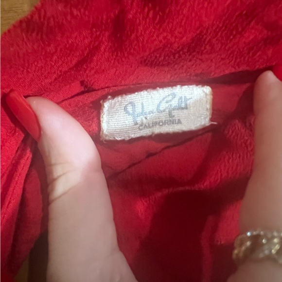 Red cropped top - Picture 7 of 8